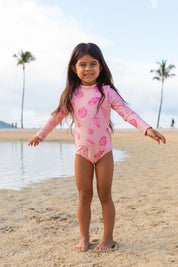 Sunny Day Long Sleeve Suit in Shell Picking